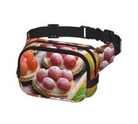 Fanny Pack for Men Women Crossbody Waist Bag Fresh Sweet Tarts Belt Bag with Adjustable Strap Hip Bum Bag, Black, One Size