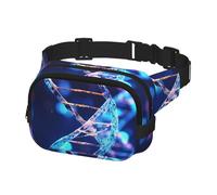 Fanny Pack for Men Women Crossbody Waist Bag Genetic Helix Belt Bag with Adjustable Strap Hip Bum Bag