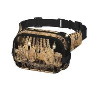 Fanny Pack for Men Women Crossbody Waist Bag Gorgeous Crystal Chandelier Belt Bag with Adjustable Strap Hip Bum Bag, Black, One Size