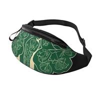 Fanny Pack for Men Women Crossbody Waist Bag Irish American Flag Belt Bag with Adjustable Strap Hip Bum Bag, Black, One Size