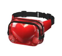Fanny Pack for Men Women Crossbody Waist Bag Love Hearts Belt Bag with Adjustable Strap Hip Bum Bag