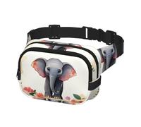 Fanny Pack for Men Women Crossbody Waist Bag Lucky Elephant Belt Bag with Adjustable Strap Hip Bum Bag