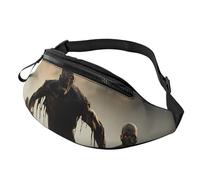Fanny Pack for Men Women Crossbody Waist Bag Many Zombie Belt Bag with Adjustable Strap Hip Bum Bag, Black, One Size