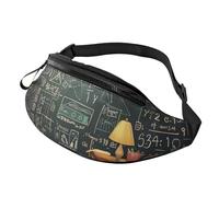 Fanny Pack for Men Women Crossbody Waist Bag Math Belt Bag with Adjustable Strap Hip Bum Bag, Black, One Size