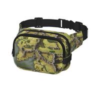 Fanny Pack for Men Women Crossbody Waist Bag Middle Earth Map Belt Bag with Adjustable Strap Hip Bum Bag