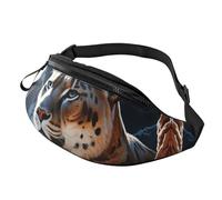 Fanny Pack for Men Women Crossbody Waist Bag Mountain Lions Belt Bag with Adjustable Strap Hip Bum Bag, Black, One Size