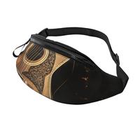 Fanny Pack for Men Women Crossbody Waist Bag Old west guitar Belt Bag with Adjustable Strap Hip Bum Bag, Black, One Size