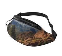Fanny Pack for Men Women Crossbody Waist Bag Pikes Peak Colorado Belt Bag with Adjustable Strap Hip Bum Bag, Black, One Size