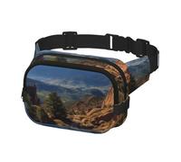 Fanny Pack for Men Women Crossbody Waist Bag Pikes Peak Colorado Belt Bag with Adjustable Strap Hip Bum Bag