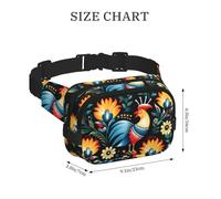 Fanny Pack for Men Women Crossbody Waist Bag Polish Folk art Pattern Belt Bag with Adjustable Strap Hip Bum Bag