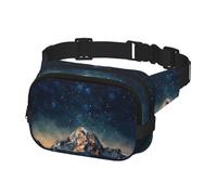 Fanny Pack for Men Women Crossbody Waist Bag Starry Night The Mountains Belt Bag with Adjustable Strap Hip Bum Bag
