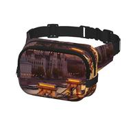 Fanny Pack for Men Women Crossbody Waist Bag Sunset in Budapest Belt Bag with Adjustable Strap Hip Bum Bag