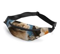 Fanny Pack for Men Women Cute Easter Eggs Rabbitprinted Crossbody Belt Bags Sports Waist Bag ForTravel Running Hiking Walking Workout, Cute Easter Eggs Rabbit, 36*15cm