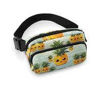 Fanny Pack for Men Women Cute Pineapple Belt Bag Lightweight Waist Bag Pack Full Printed Pack With Adjustable Strap For Running Hiking Travel, style, 20x13cm