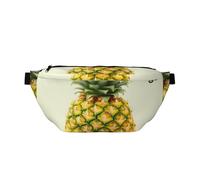 Fanny Pack for Men Women Dolphins Art Belt Bag with Adjustable Strap Fashion Waist Bag Waist Pack for Travel, Fresh Pineapple, One Size