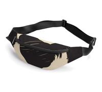 Fanny Pack for Men Women Farmhouse Chicken Waist Pack Small Belt Bag with Adjustable Strap Waterproof Sling Bag Fashion Crossbody Bag Bum Bag for Travel Hiking Running, white, 14.2x5.9 Inches
