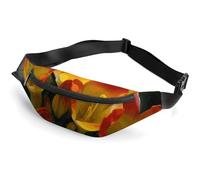 Fanny Pack for Men Women Freesia Beautiful Plant Flowerprinted Crossbody Belt Bags Sports Waist Bag ForTravel Running Hiking Walking Workout, Freesia beautiful plant flower, 36*15cm