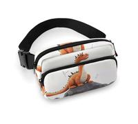 Fanny Pack for Men Women Funny Dragon Belt Bag Lightweight Waist Bag Pack Full Printed Pack With Adjustable Strap For Running Hiking Travel, style, 20x13cm