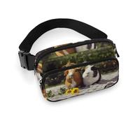 Fanny Pack for Men Women Guinea Pigs Funny Belt Bag Lightweight Waist Bag Pack Full Printed Pack With Adjustable Strap For Running Hiking Travel, style, 20x13cm