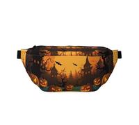Fanny Pack for Men Women Happy Valentine's Day Belt Bag with Adjustable Strap Fashion Waist Bag Waist Pack for Travel, Halloween Orange, One Size