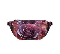 Fanny Pack for Men Women Hawthorn and Tree Belt Bag with Adjustable Strap Fashion Waist Bag Waist Pack for Travel, Heart is a Rose, One Size