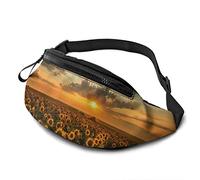 Fanny Pack for Men Women, Magnificent Sunset Waist Pack Bag with Belt Adjustable Sling Pocket Crossbody Shoulder Bag Chest Bag for Traveling Hiking Cycling Running