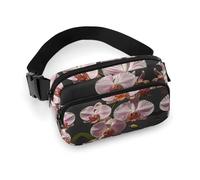 Fanny Pack for Men Women Ophelia Orchid Belt Bag Lightweight Waist Bag Pack Full Printed Pack With Adjustable Strap For Running Hiking Travel, style, 20x13cm