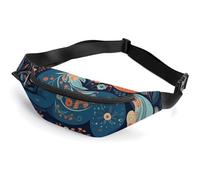 Fanny Pack for Men Women Playful Ponyprinted Crossbody Belt Bags Sports Waist Bag ForTravel Running Hiking Walking Workout, Playful Pony, 36*15cm
