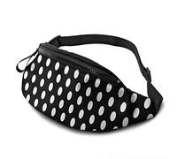 Fanny Pack for Men Women, Polka Dot Waist Pack Bag with Belt Adjustable Sling Pocket Crossbody Shoulder Bag Chest Bag for Traveling Hiking Cycling Running