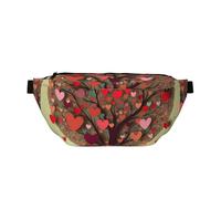 Fanny Pack for Men Women Poodles Dogs Belt Bag with Adjustable Strap Fashion Waist Bag Waist Pack for Travel, Heart Tree1, One Size
