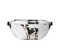 Fanny Pack for Men Women Rose Belt Bag with Adjustable Strap Fashion Waist Bag Waist Pack for Travel, Dairy Cow, One Size