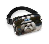 Fanny Pack for Men Women Shih Tzu Dog Belt Bag Lightweight Waist Bag Pack Full Printed Pack With Adjustable Strap For Running Hiking Travel, style, 20x13cm