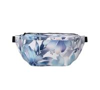 Fanny Pack for Men Women The Lion Has Long Hair Belt Bag with Adjustable Strap Fashion Waist Bag Waist Pack for Travel, Soft Colored Flowers, One Size