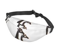 Fanny Pack for Men Women Waist Bag Adjustable Waist Pack Crossbody Belt Bag 3D Graphics Universe Space Bum Bag, African Giraffe, One Size