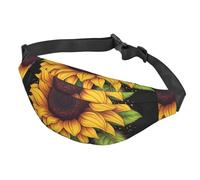 Fanny Pack for Men Women Waist Bag Adjustable Waist Pack Crossbody Belt Bag Brooklyn Bridge Bum Bag, Blessed To Be Called Sunflower, One Size