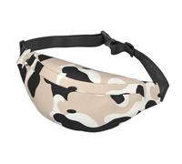 Fanny Pack for Men Women Waist Bag Adjustable Waist Pack Crossbody Belt Bag Cow spot Bum Bag