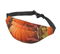Fanny Pack for Men Women Waist Bag Adjustable Waist Pack Crossbody Belt Bag Cow spot Bum Bag, Harvest Pumpkin, One Size