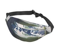 Fanny Pack for Men Women Waist Bag Adjustable Waist Pack Crossbody Belt Bag elephant on a bridge Bum Bag, Mountains, One Size