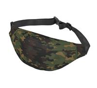 Fanny Pack for Men Women Waist Bag Adjustable Waist Pack Crossbody Belt Bag Goat Bum Bag, Camouflage Pattern, One Size