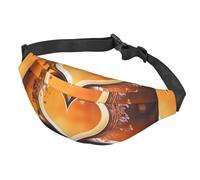 Fanny Pack for Men Women Waist Bag Adjustable Waist Pack Crossbody Belt Bag Lovely Sea Otter Bum Bag, Love Shape, One Size