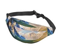 Fanny Pack for Men Women Waist Bag Adjustable Waist Pack Crossbody Belt Bag Native Tribes Bum Bag, National Park, One Size
