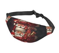 Fanny Pack for Men Women Waist Bag Adjustable Waist Pack Crossbody Belt Bag Seagulls by the lake in the sunset Bum Bag, Santa's Gift Bag, One Size