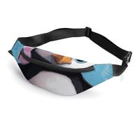 Fanny Pack for Women And Men Belt Bag Waist Pack American Spain Flag Waist Bag with Adjustable Strap, Lovely Penguin, 36*15cm, Art Deco