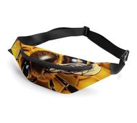 Fanny Pack for Women And Men Belt Bag Waist Pack Birds Resting on Tree Branch Waist Bag with Adjustable Strap, Yellow Honey, 36*15cm, Art Deco