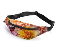 Fanny Pack for Women And Men Belt Bag Waist Pack Cartoon Rockets Waist Bag with Adjustable Strap, Colorful Flowers, 36*15cm, Art Deco