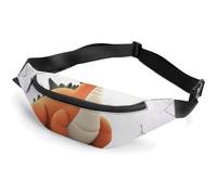 Fanny Pack for Women And Men Belt Bag Waist Pack Cute Baby Hedgehog Waist Bag with Adjustable Strap, Funny dragon, 36*15cm, Art Deco