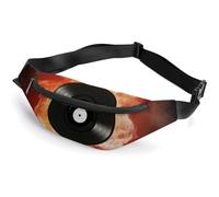 Fanny Pack for Women And Men Belt Bag Waist Pack Cute Corgi Waist Bag with Adjustable Strap, Fire DVD, 36*15cm, Art Deco