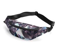 Fanny Pack for Women And Men Belt Bag Waist Pack Fantasy Animal Waist Bag with Adjustable Strap, Glitter Abstract Diamond Crystal Pattern, 36*15cm, Art Deco