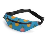 Fanny Pack for Women And Men Belt Bag Waist Pack Farmhouse Decorating Waist Bag with Adjustable Strap, Lots of pineapples, 36*15cm, Art Deco