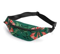 Fanny Pack for Women And Men Belt Bag Waist Pack Farmhouse Decorating Waist Bag with Adjustable Strap, Holly Pattern, 36*15cm, Art Deco